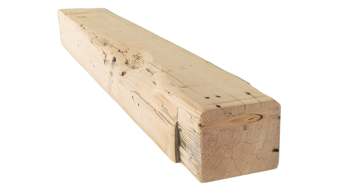 Reclaimed Wood Fireplace Mantel - Dakota Timber Co - Fireplace Mantels