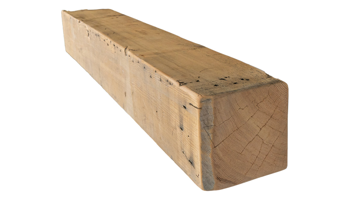 Reclaimed Wood Fireplace Mantel - Dakota Timber Co - Fireplace Mantels