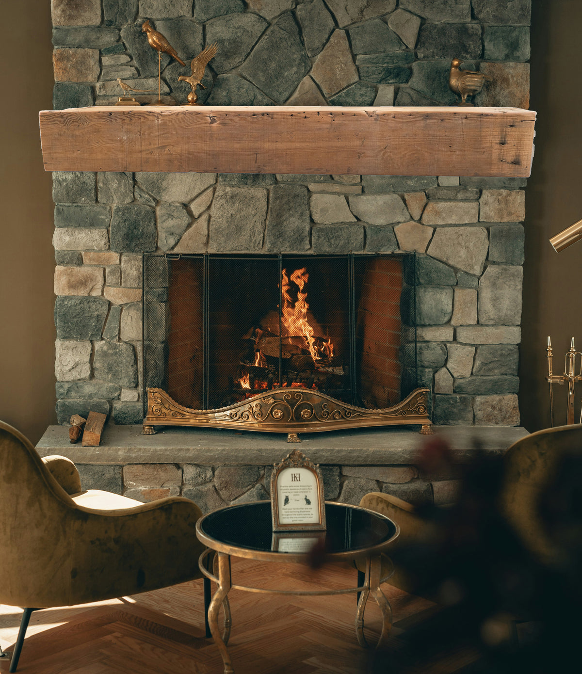 Reclaimed Wood Fireplace Mantel - Dakota Timber Co - Fireplace Mantels