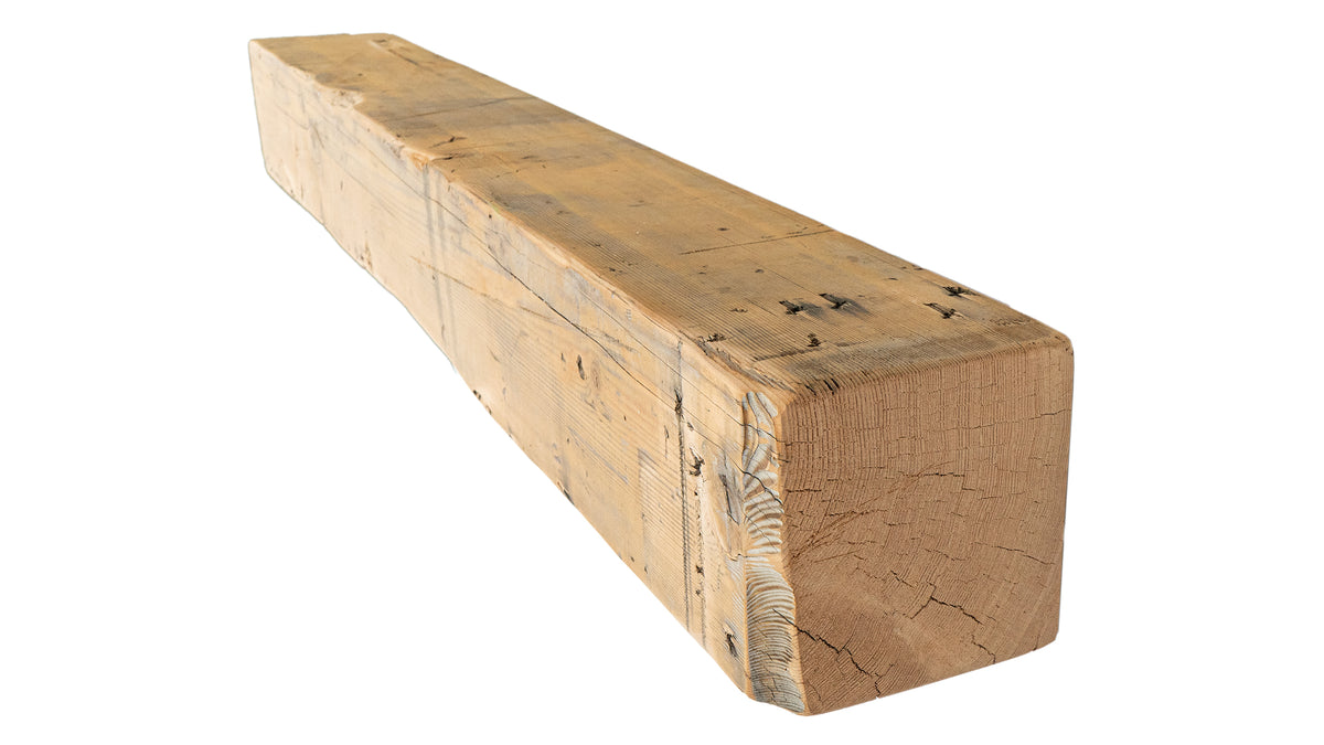Reclaimed Wood Fireplace Mantel - Dakota Timber Co - Fireplace Mantels