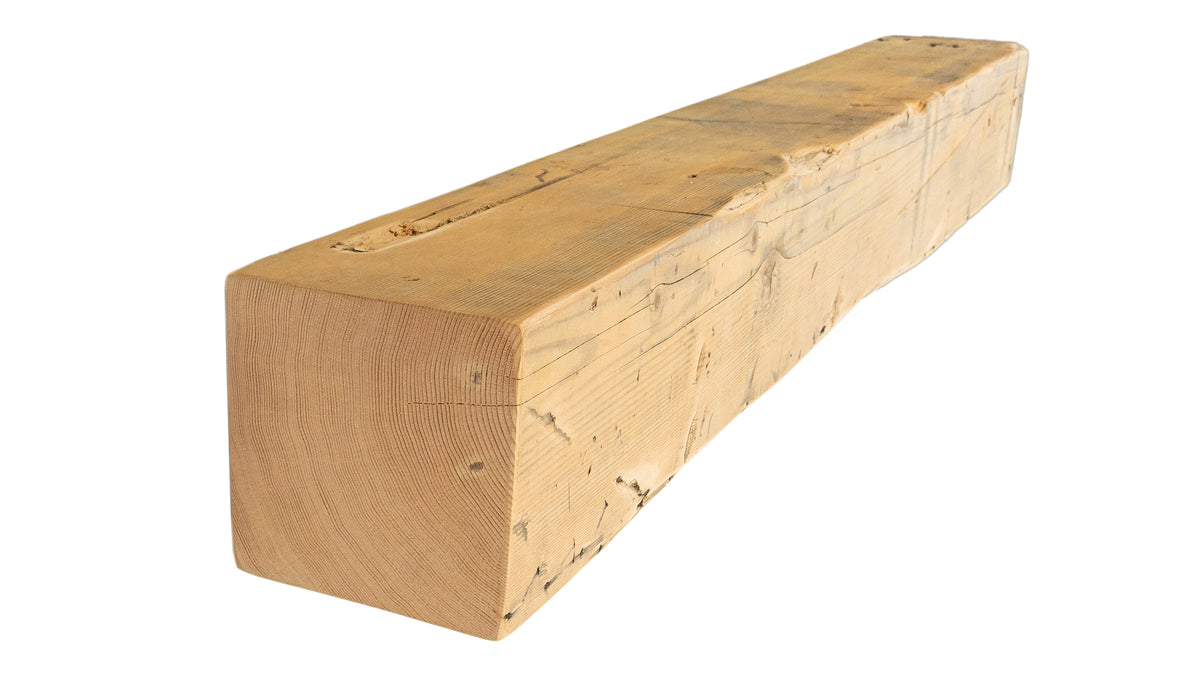 Reclaimed Wood Fireplace Mantel - Dakota Timber Co - Fireplace Mantels