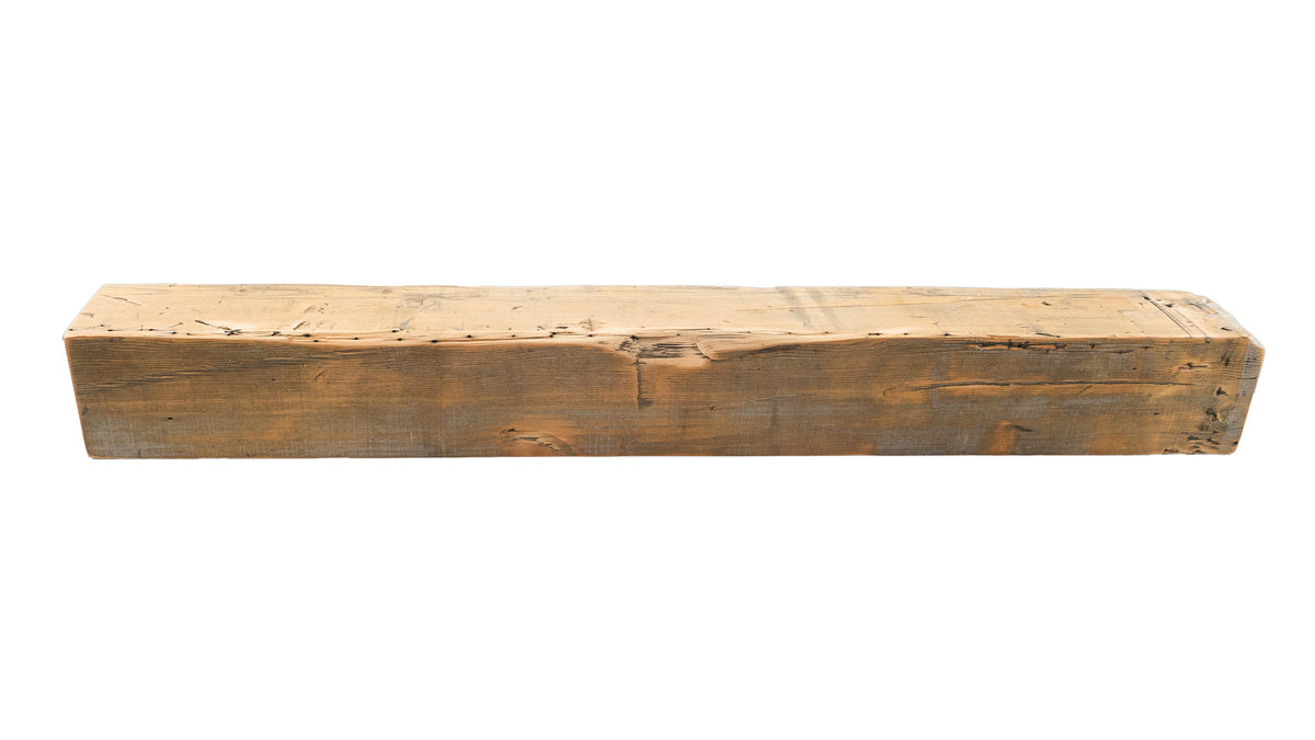 Reclaimed Wood Fireplace Mantel - Dakota Timber Co - Fireplace Mantels