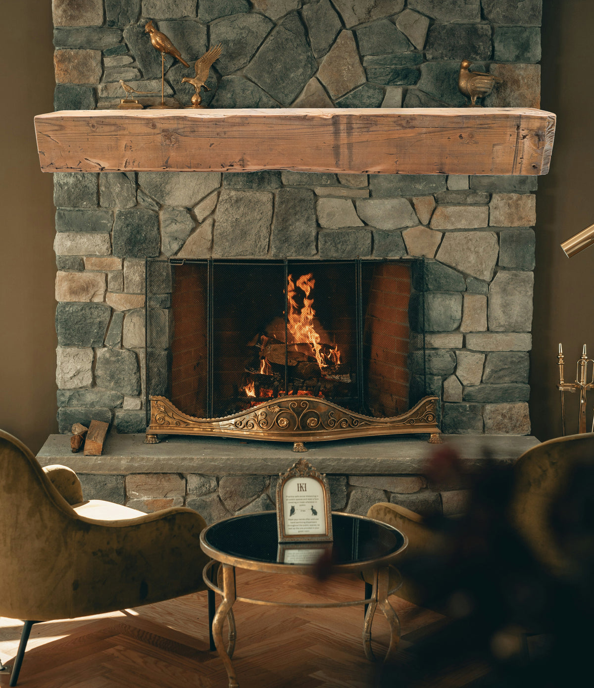 Reclaimed Wood Fireplace Mantel - Dakota Timber Co - Fireplace Mantels