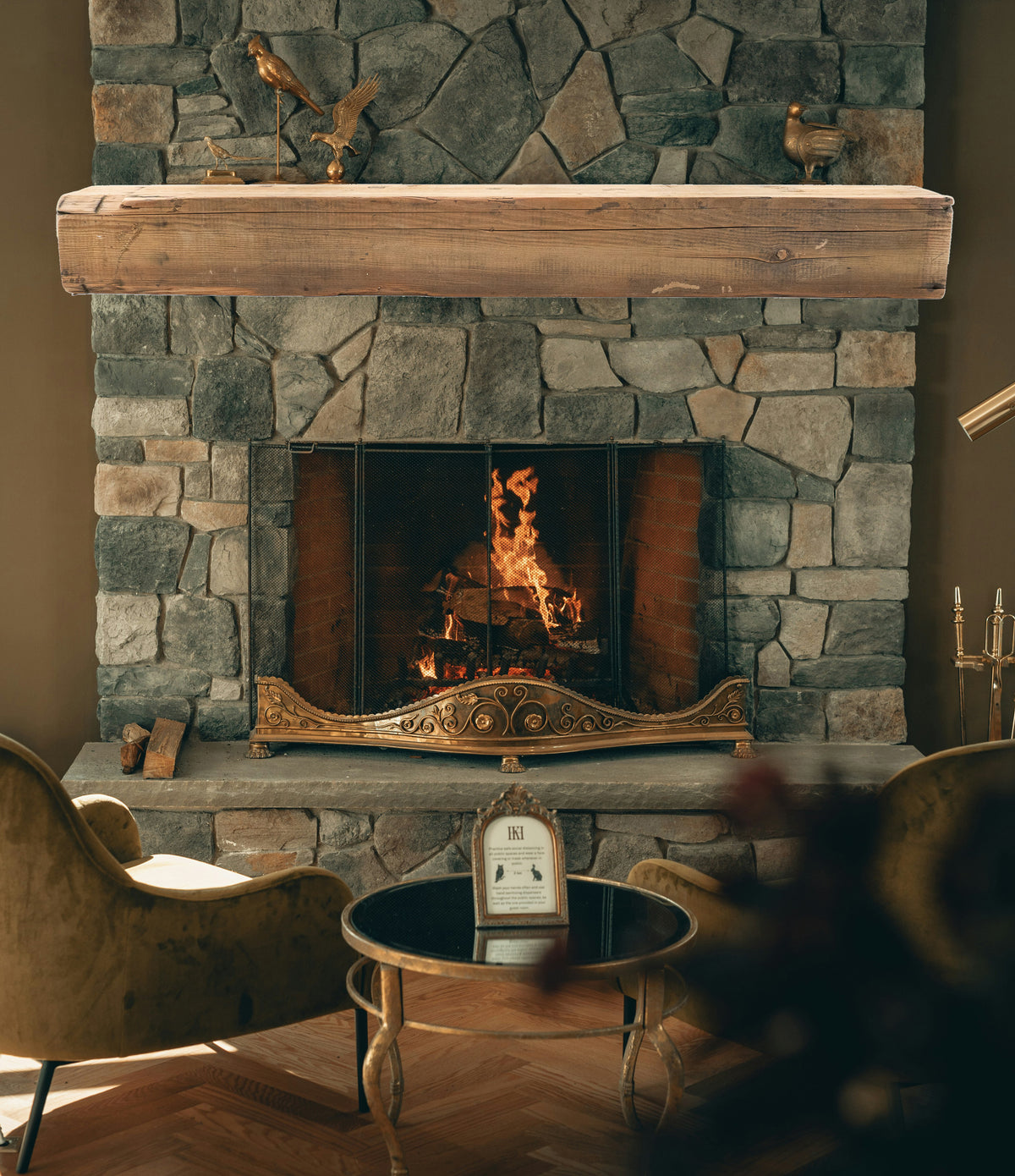 Reclaimed Wood Fireplace Mantel - Dakota Timber Co - Fireplace Mantels