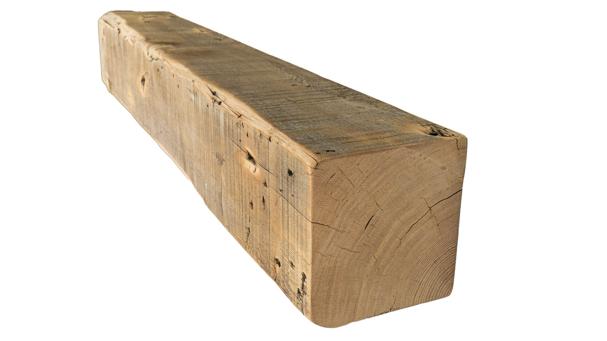 Reclaimed Wood Fireplace Mantel - Dakota Timber Co - Fireplace Mantels