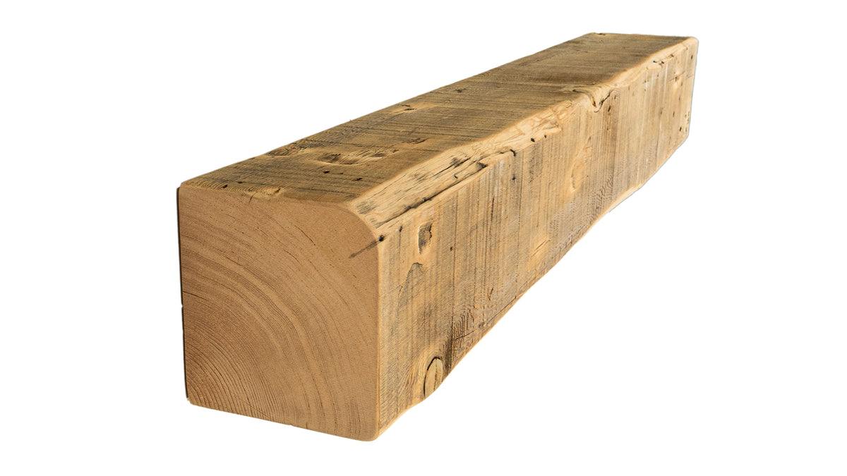 Reclaimed Wood Fireplace Mantel - Dakota Timber Co - Fireplace Mantels