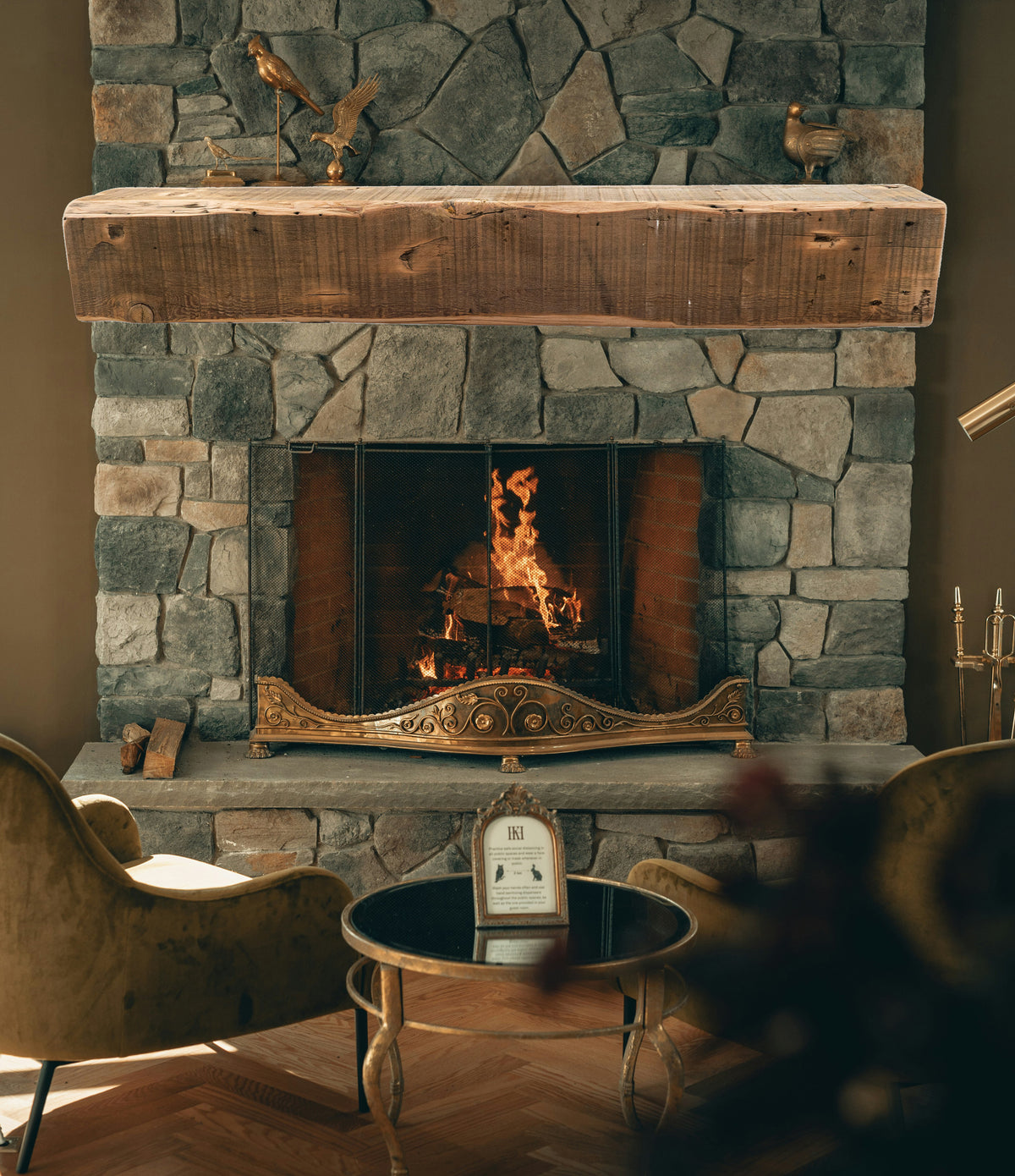 Reclaimed Wood Fireplace Mantel - Dakota Timber Co - Fireplace Mantels