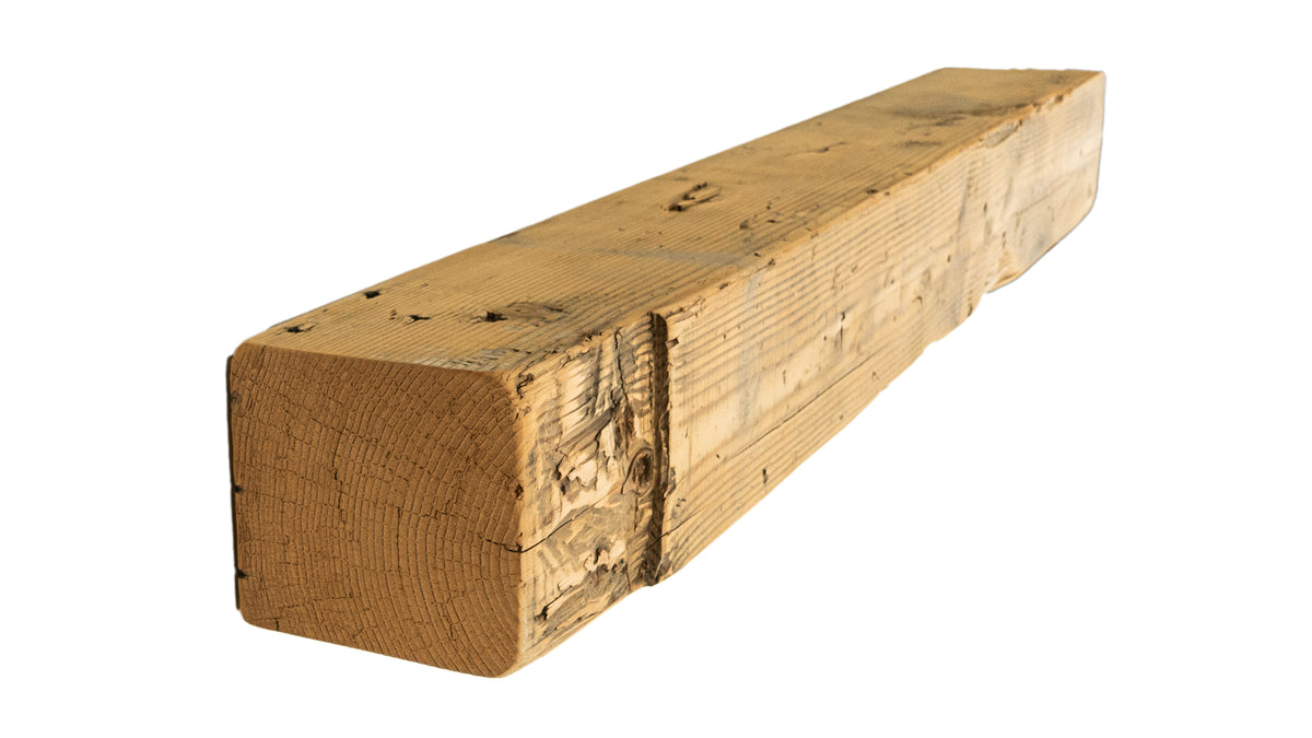 Reclaimed Wood Fireplace Mantel - Dakota Timber Co - Fireplace Mantels