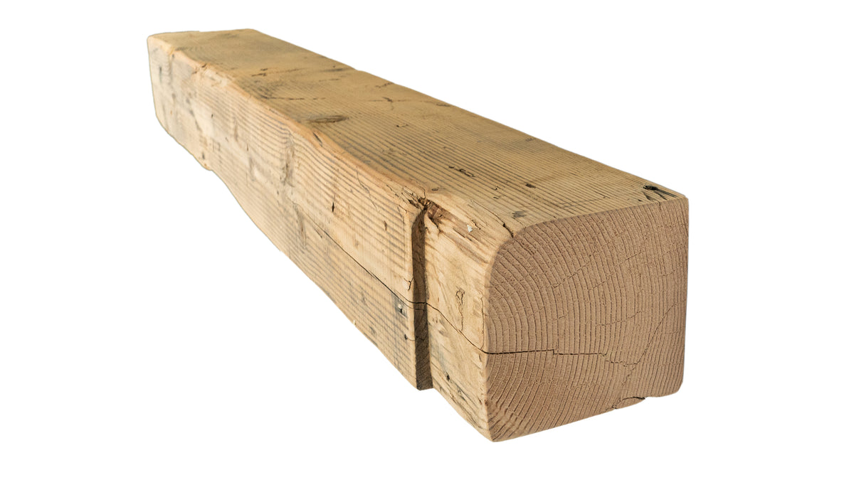 Reclaimed Wood Fireplace Mantel - Dakota Timber Co - Fireplace Mantels