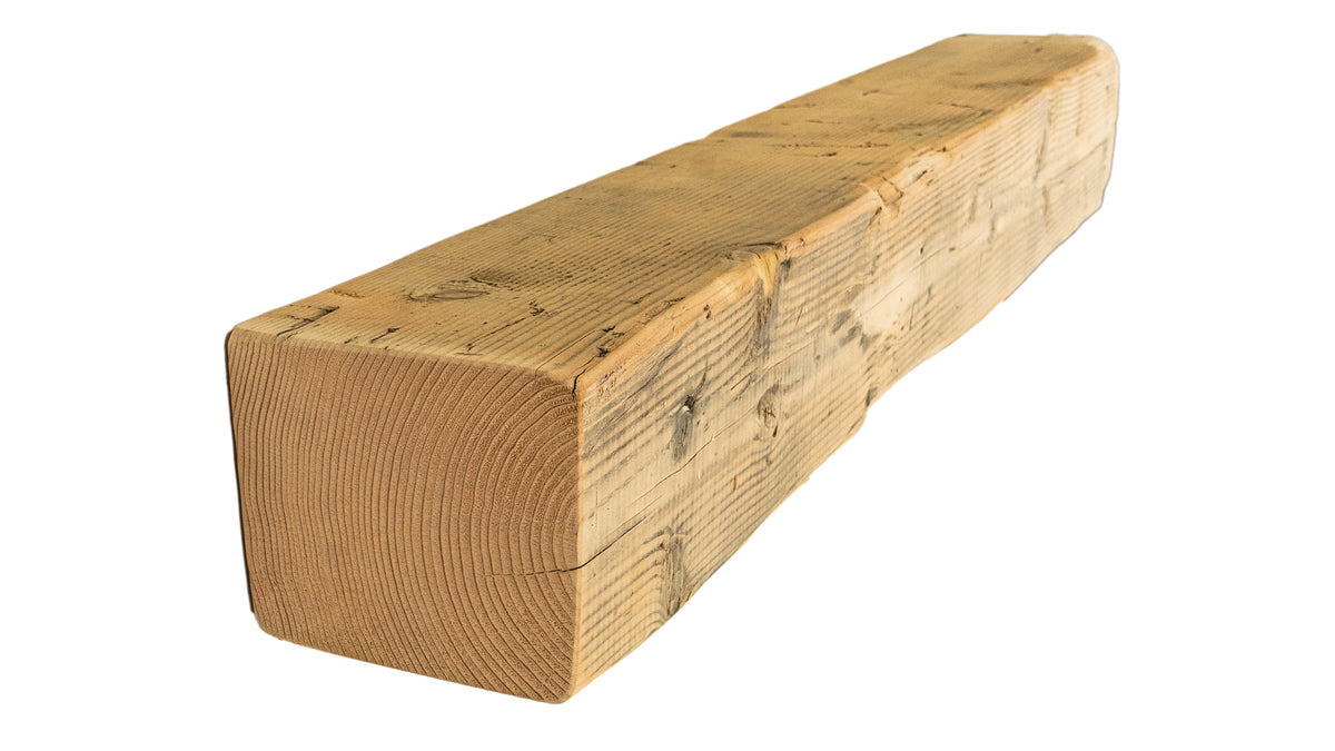 Reclaimed Wood Fireplace Mantel - Dakota Timber Co - Fireplace Mantels