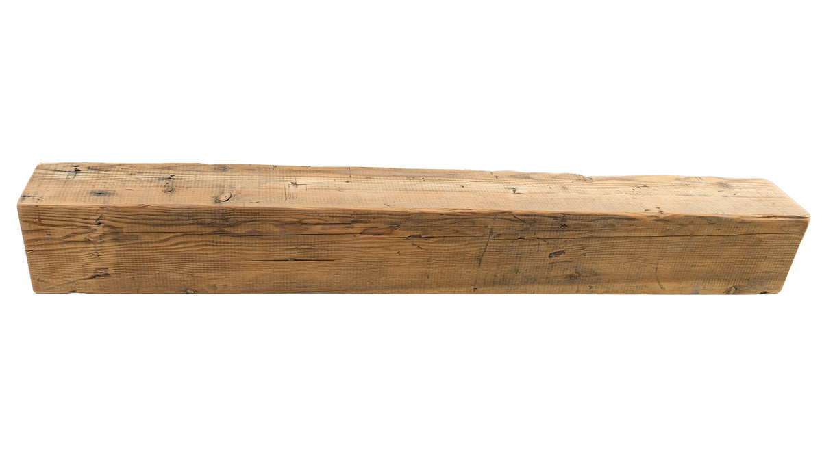 Reclaimed Wood Fireplace Mantel - Dakota Timber Co - Fireplace Mantels