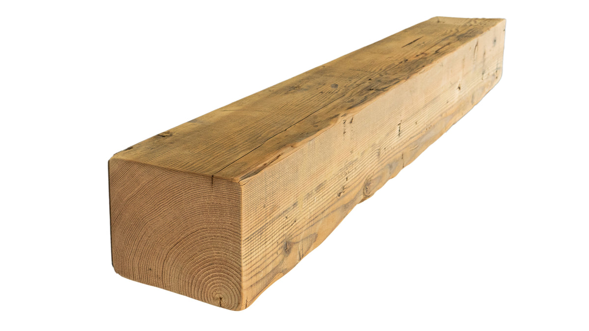 Reclaimed Wood Fireplace Mantel - Dakota Timber Co - Fireplace Mantels