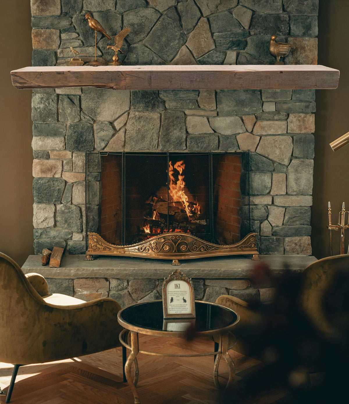 Reclaimed Wood Fireplace Mantel - Dakota Timber Co - Fireplace Mantels