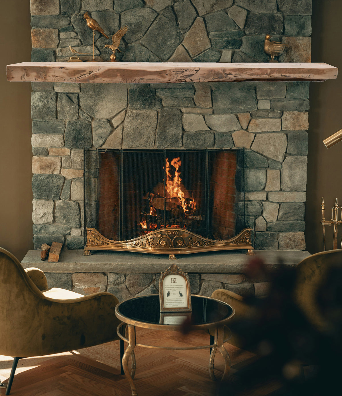 Reclaimed Wood Fireplace Mantel - Dakota Timber Co - Fireplace Mantels