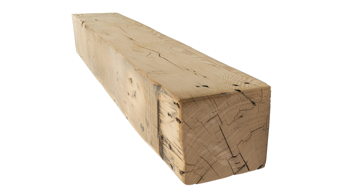 Reclaimed Wood Fireplace Mantel - Dakota Timber Co - Fireplace Mantels
