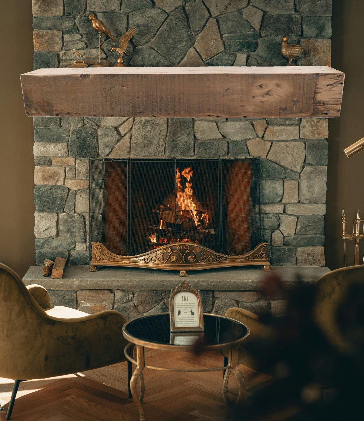 Reclaimed Wood Fireplace Mantel - Dakota Timber Co - Fireplace Mantels