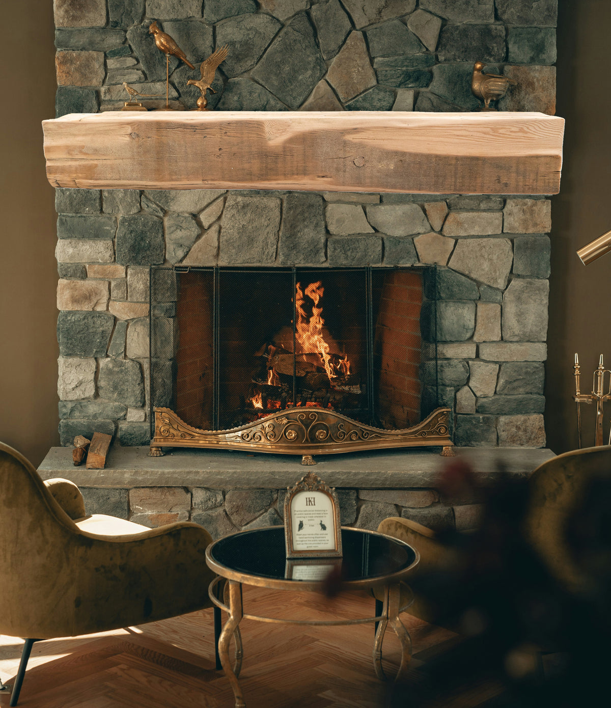 Reclaimed Wood Fireplace Mantel - Dakota Timber Co - Fireplace Mantels