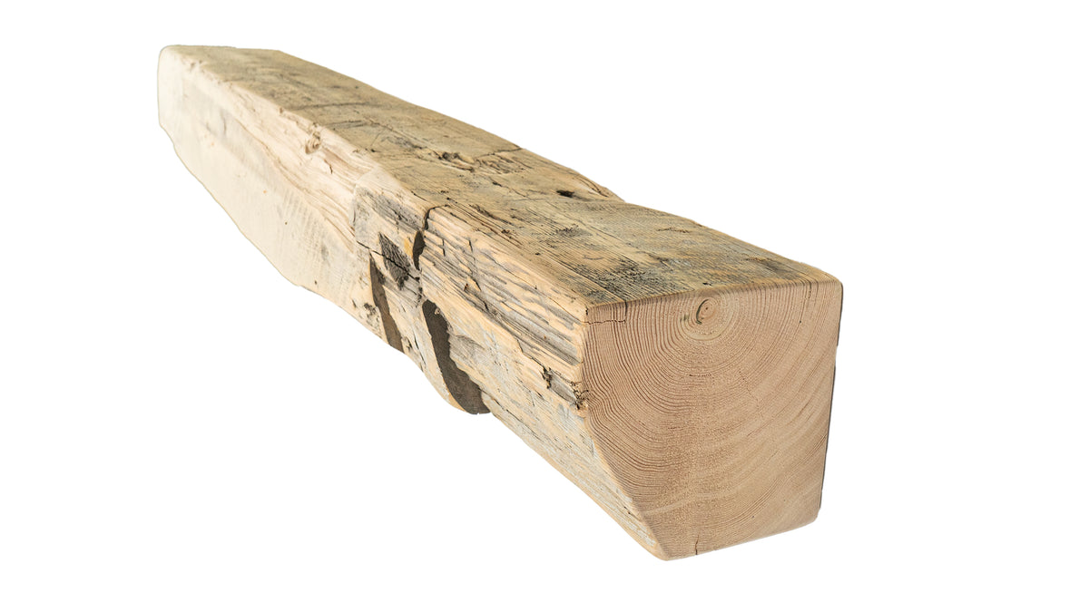 Reclaimed Wood Fireplace Mantel - Dakota Timber Co - Fireplace Mantels