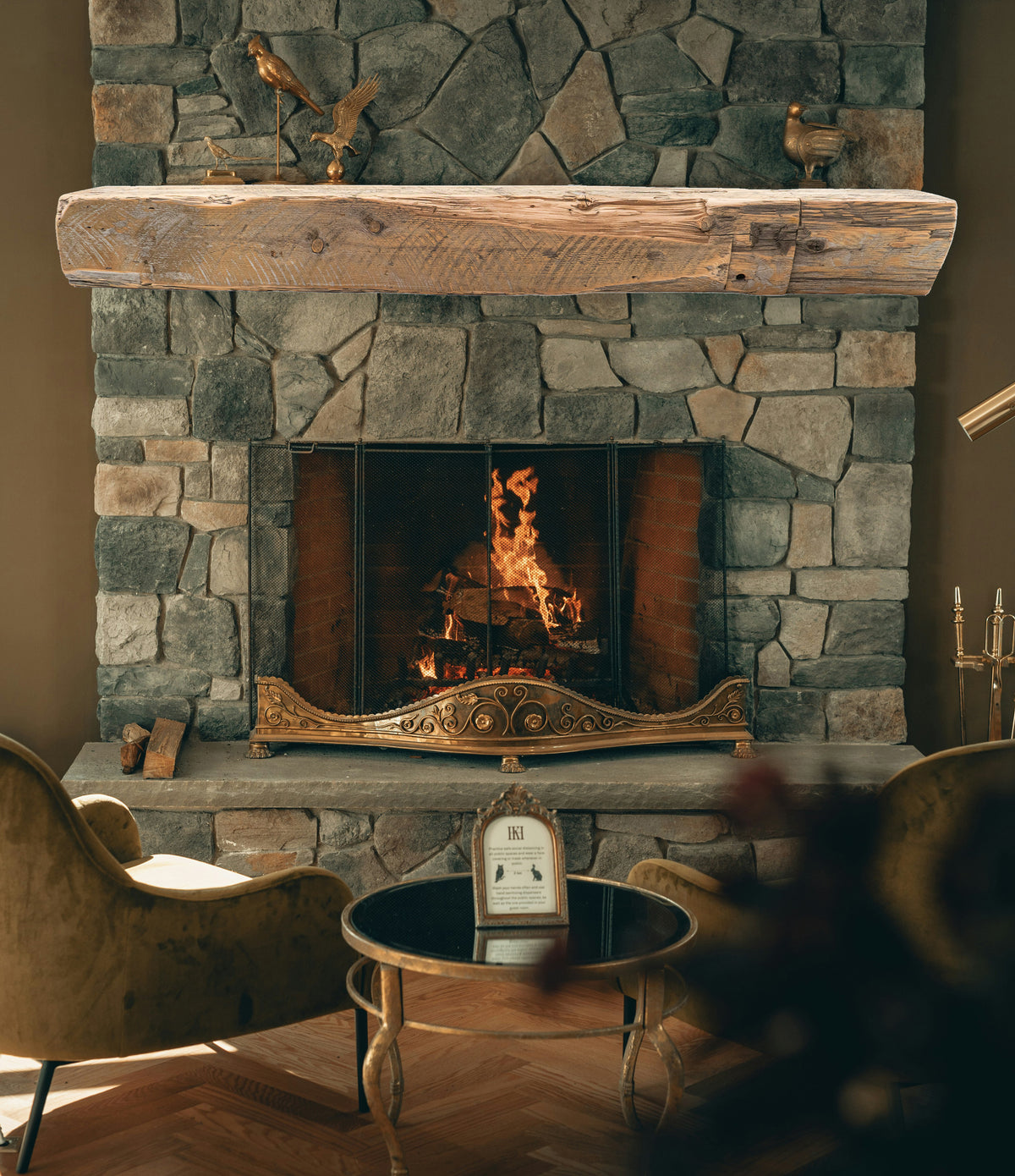 Reclaimed Wood Fireplace Mantel - Dakota Timber Co - Fireplace Mantels