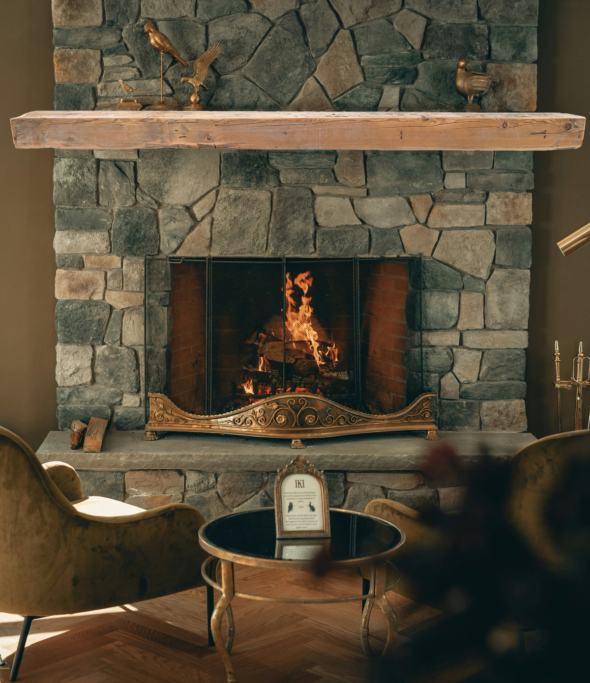 Reclaimed Wood Fireplace Mantel - Dakota Timber Co - Fireplace Mantels