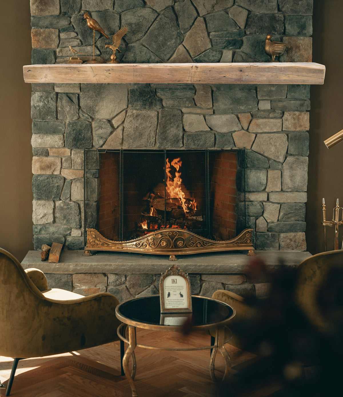 Reclaimed Wood Fireplace Mantel - Dakota Timber Co - Fireplace Mantels