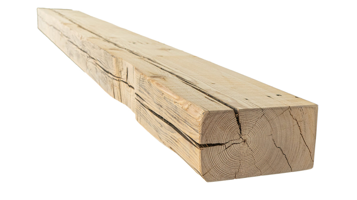 Reclaimed Wood Fireplace Mantel - Dakota Timber Co - Fireplace Mantels