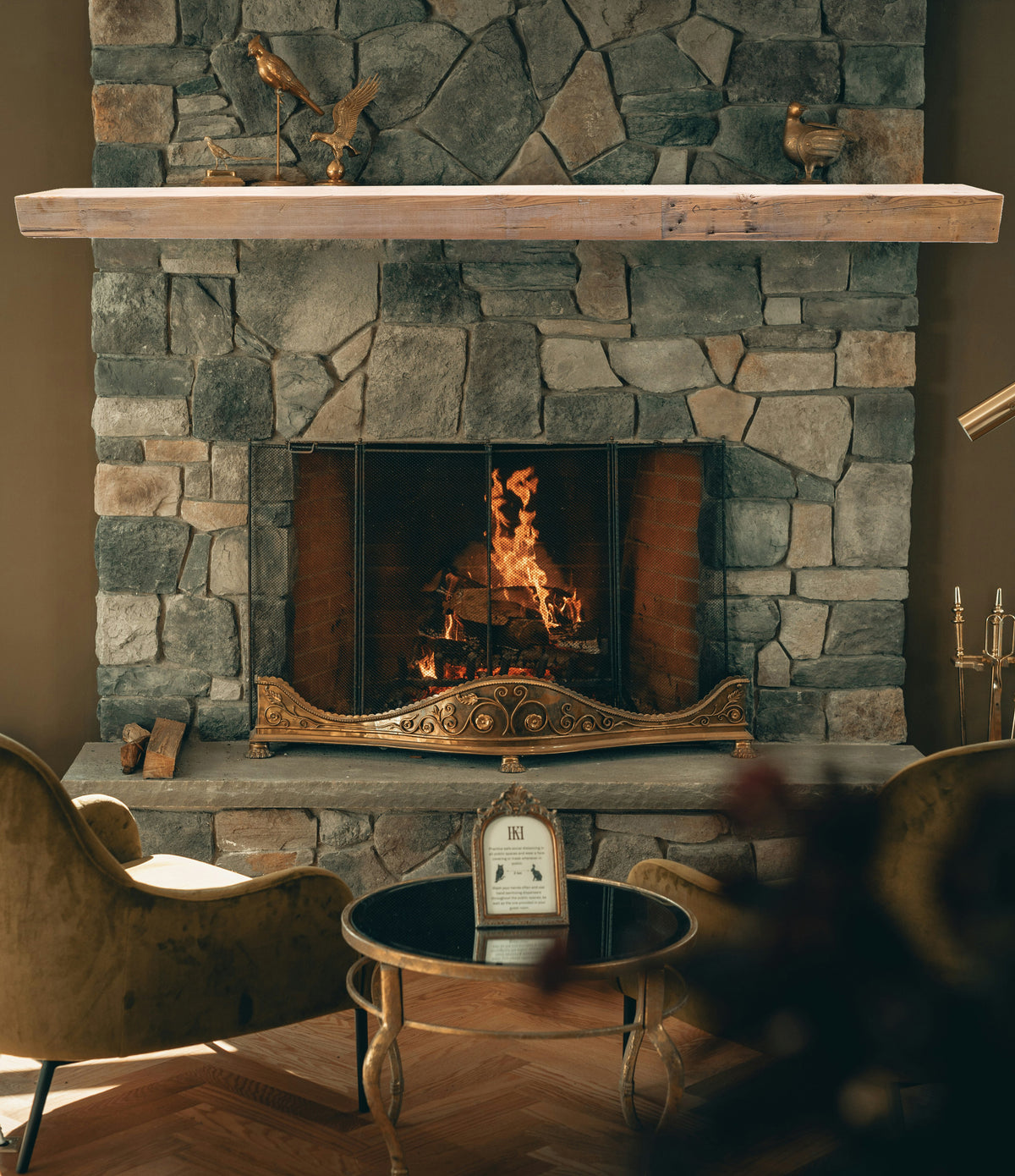Reclaimed Wood Fireplace Mantel - Dakota Timber Co - Fireplace Mantels