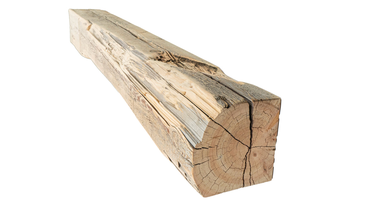 Reclaimed Wood Fireplace Mantel - Dakota Timber Co - Fireplace Mantels