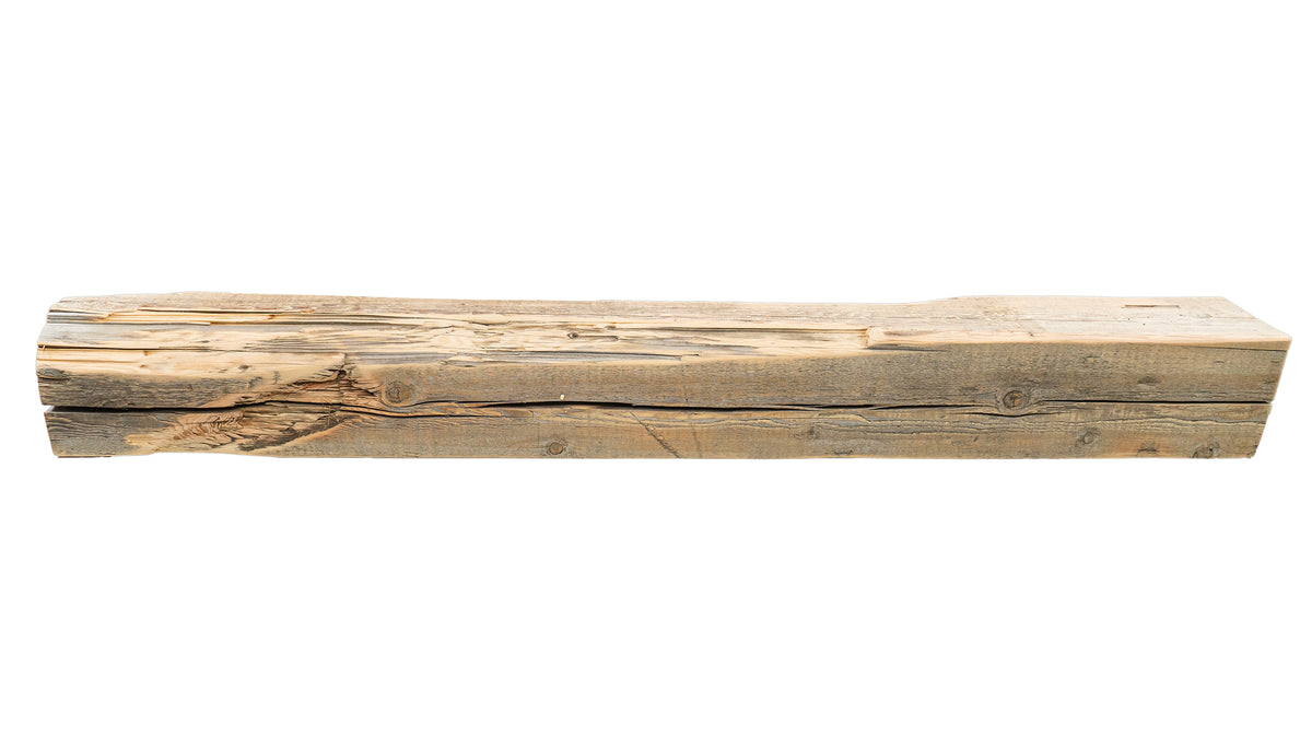 Reclaimed Wood Fireplace Mantel - Dakota Timber Co - Fireplace Mantels