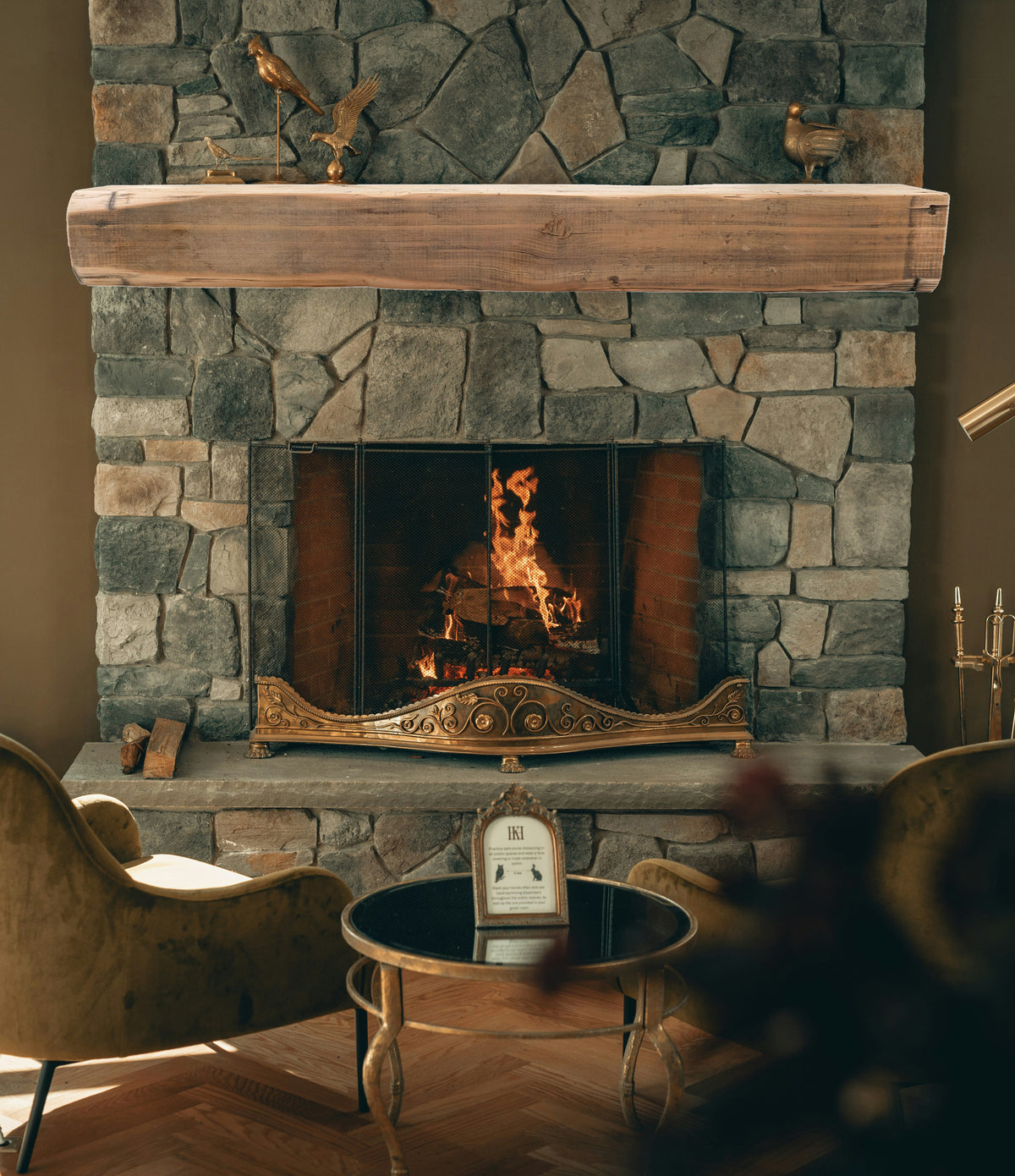 Reclaimed Wood Fireplace Mantel - Dakota Timber Co - Fireplace Mantels