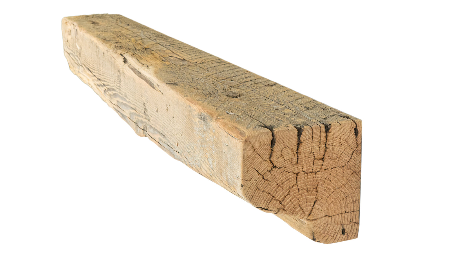 Reclaimed Wood Fireplace Mantel - Dakota Timber Co - Fireplace Mantels
