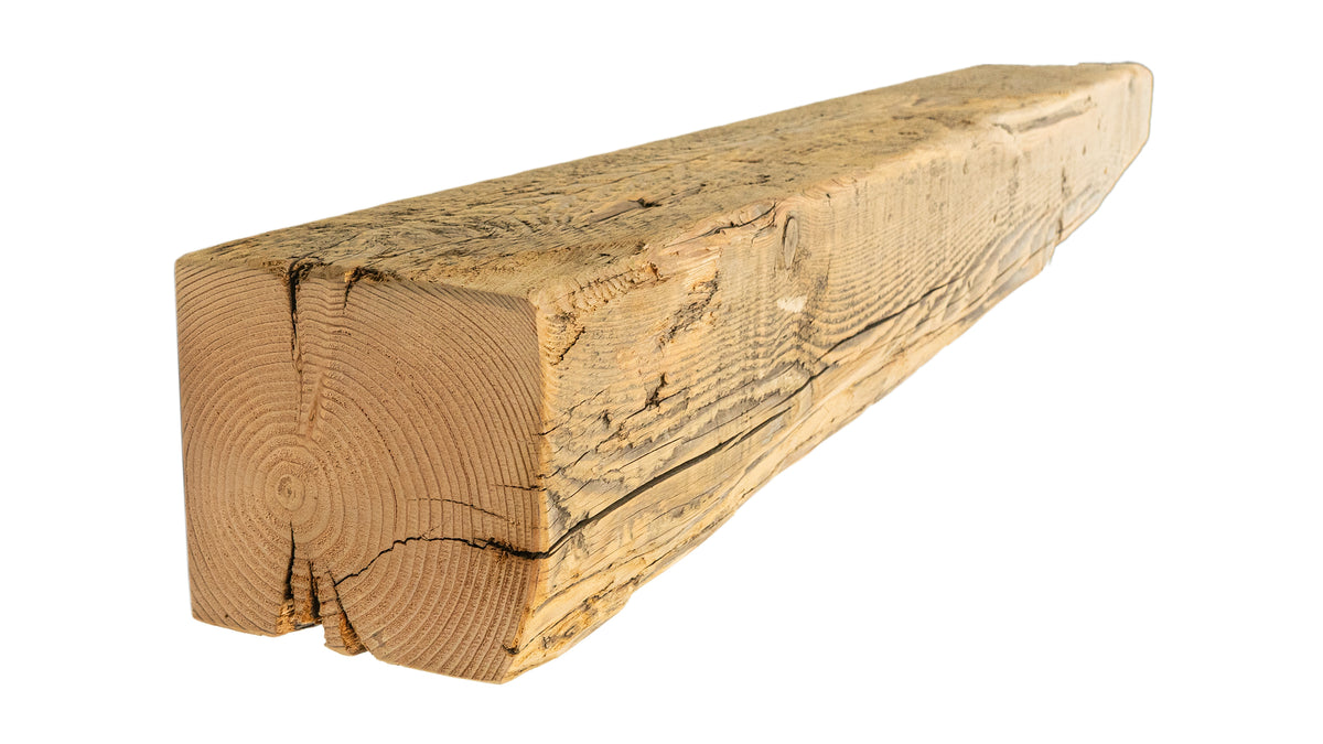Reclaimed Wood Fireplace Mantel - Dakota Timber Co - Fireplace Mantels