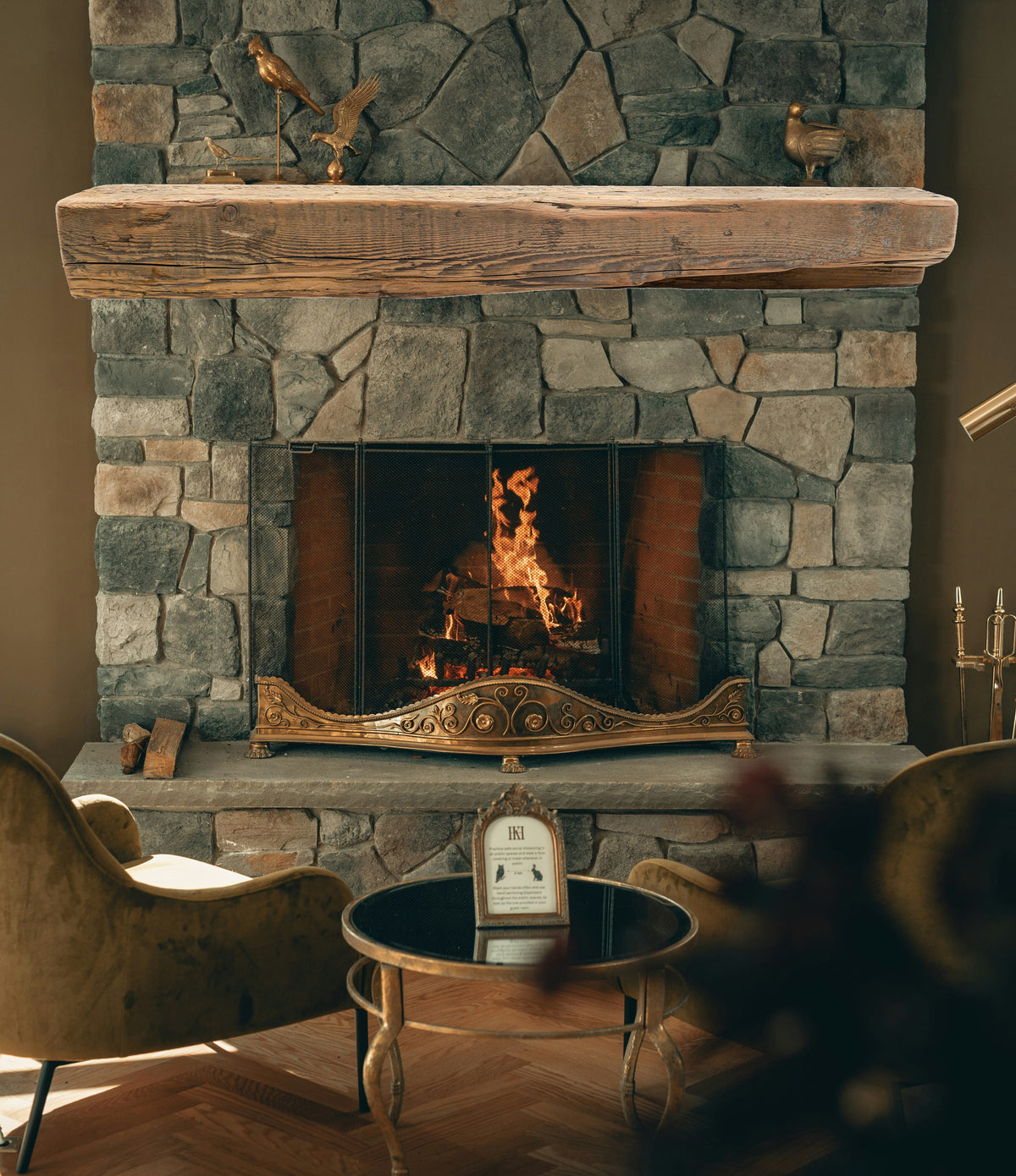 Reclaimed Wood Fireplace Mantel - Dakota Timber Co - Fireplace Mantels