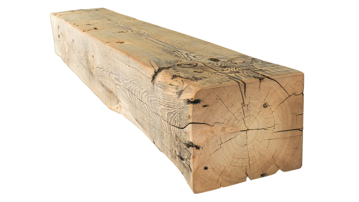 Reclaimed Wood Fireplace Mantel - Dakota Timber Co - Fireplace Mantels