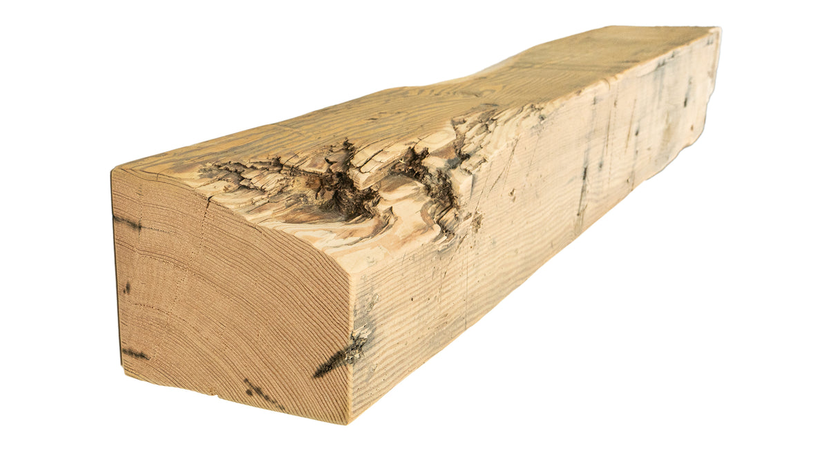 Reclaimed Wood Fireplace Mantel - Dakota Timber Co - Fireplace Mantels