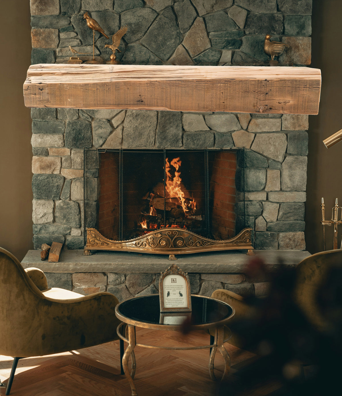 Reclaimed Wood Fireplace Mantel - Dakota Timber Co - Fireplace Mantels