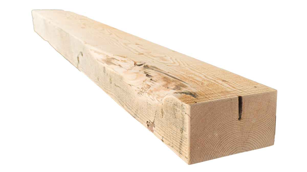 Reclaimed Wood Fireplace Mantel - Dakota Timber Co - Fireplace Mantels