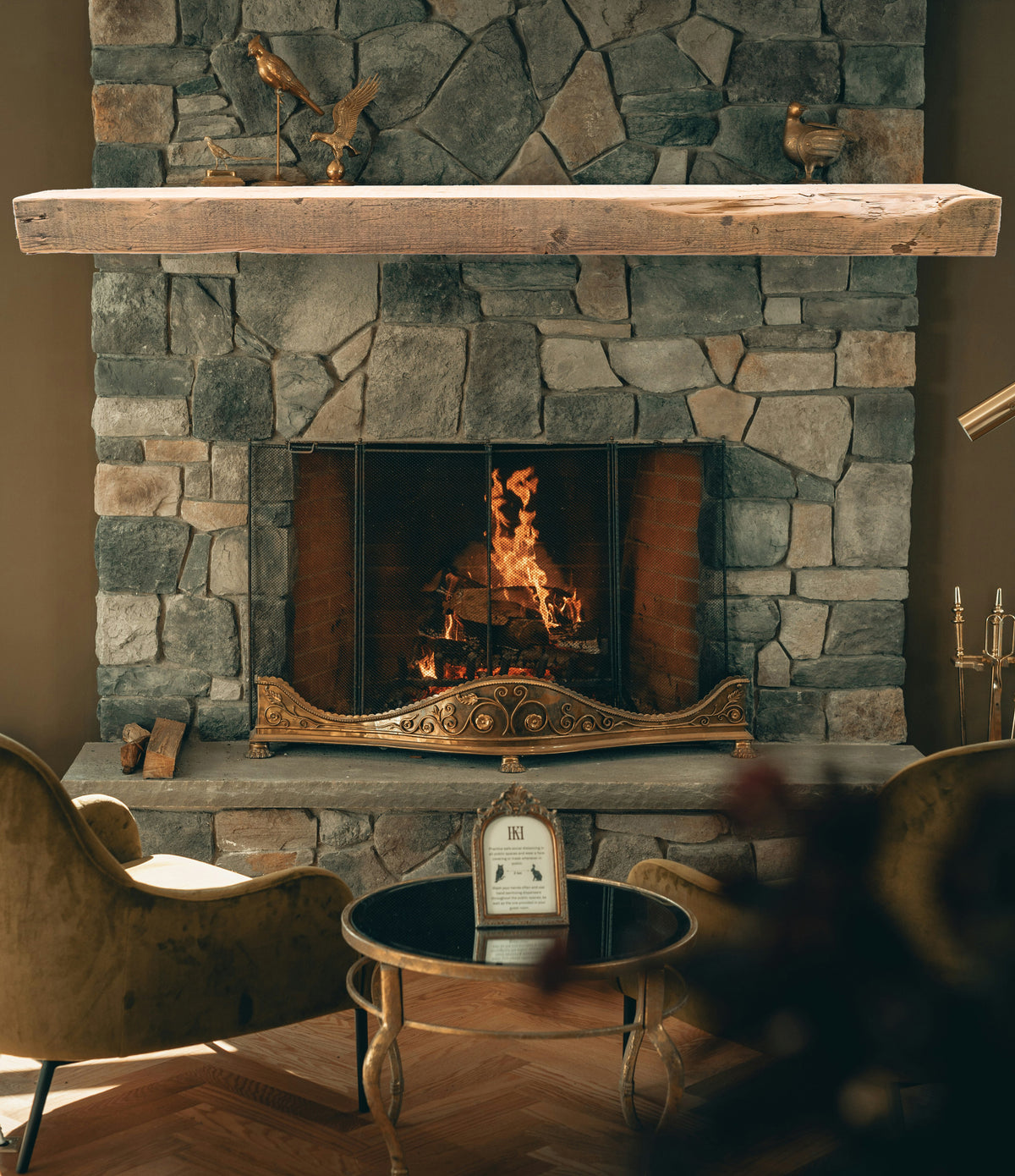 Reclaimed Wood Fireplace Mantel - Dakota Timber Co - Fireplace Mantels