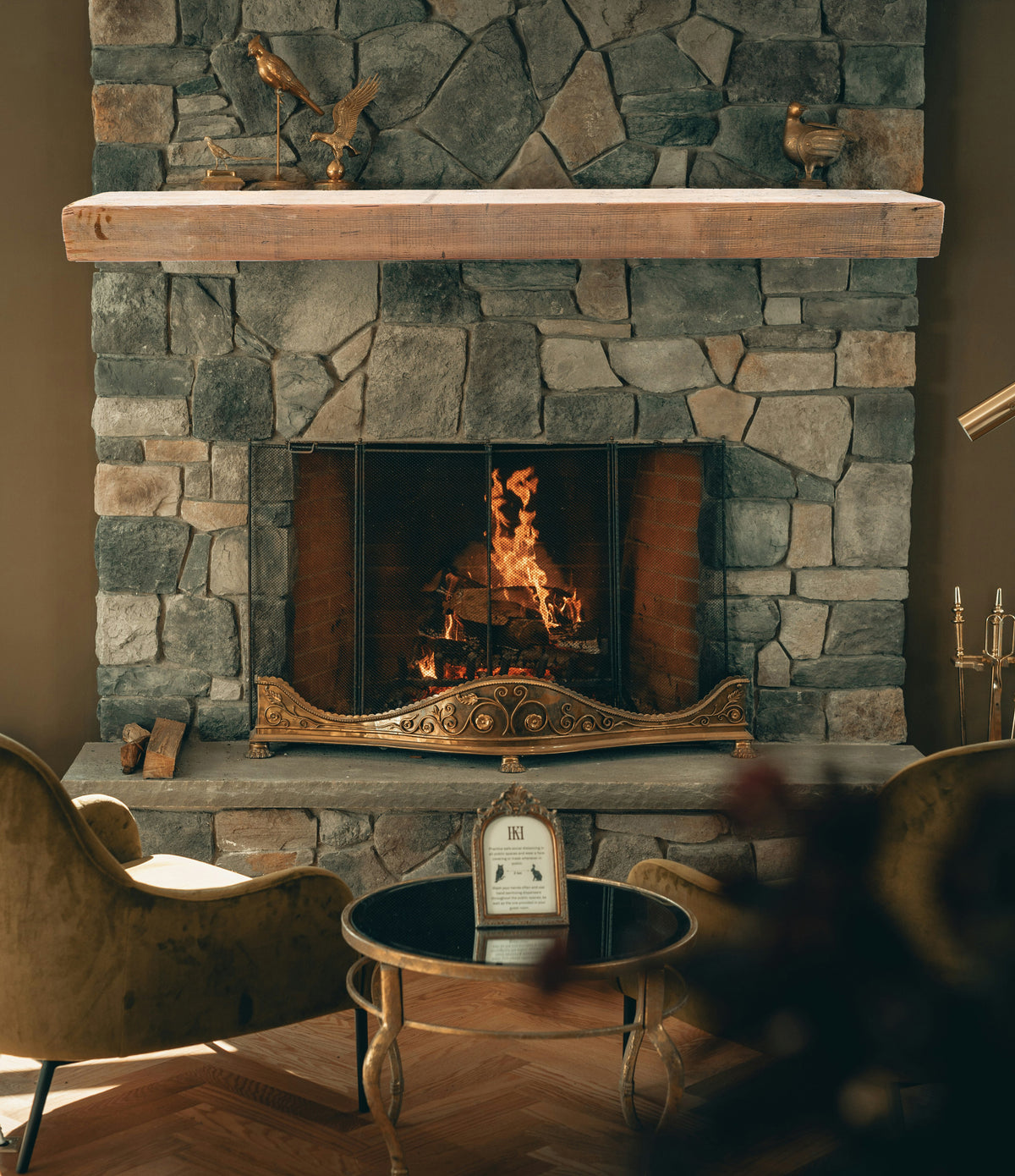 Reclaimed Wood Fireplace Mantel - Dakota Timber Co - Fireplace Mantels