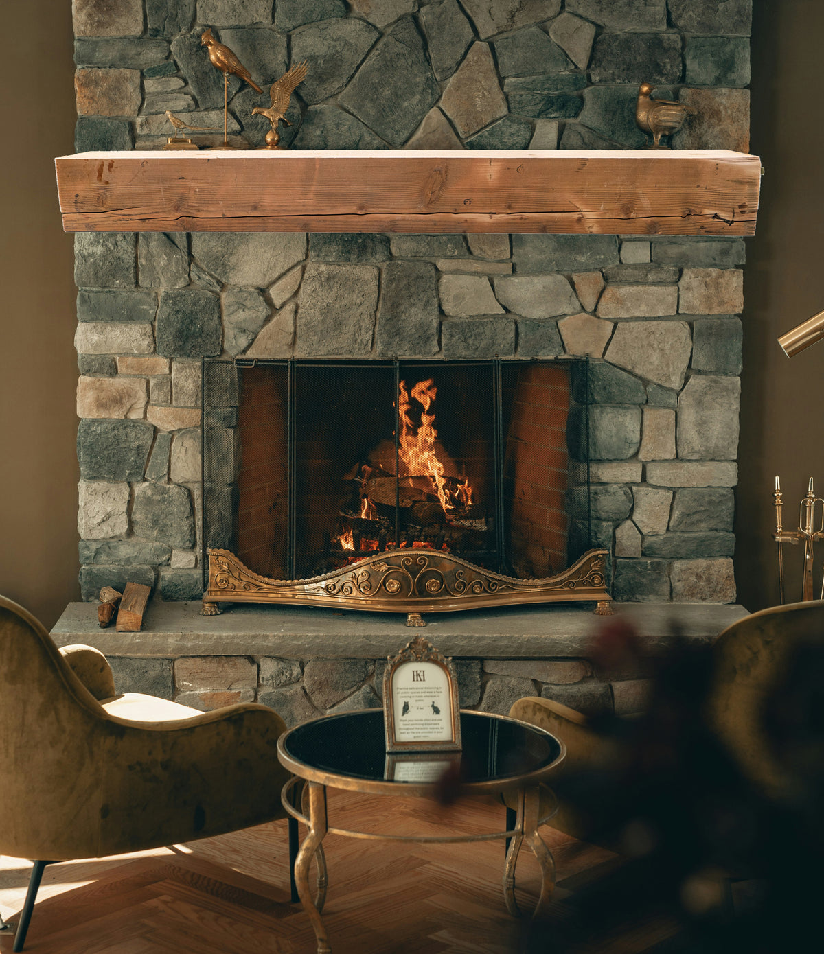 Reclaimed Wood Fireplace Mantel - Dakota Timber Co - Fireplace Mantels