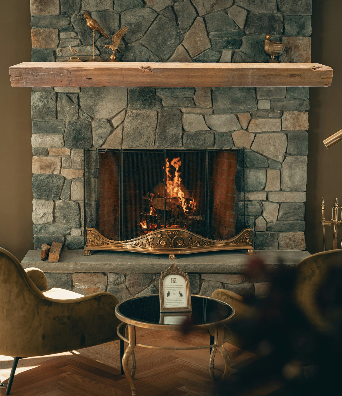 Reclaimed Wood Fireplace Mantel - Dakota Timber Co - Fireplace Mantels