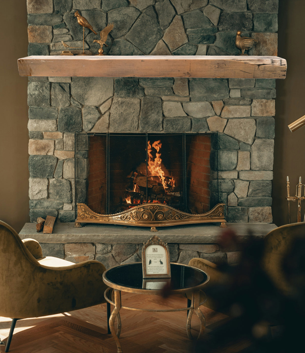 Reclaimed Wood Fireplace Mantel - Dakota Timber Co - Fireplace Mantels