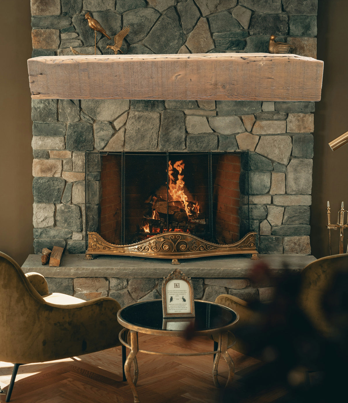 Reclaimed Wood Fireplace Mantel - Dakota Timber Co - Fireplace Mantels