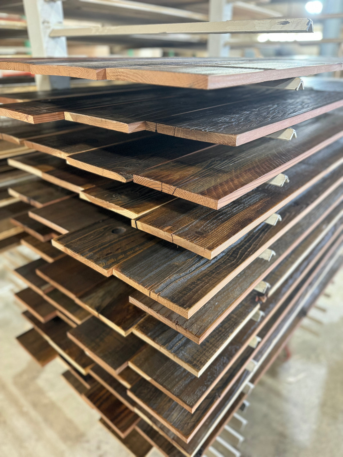 Steele Reclaimed Redwood Shiplap - Natural (Sold per Sq/Ft) - Dakota Timber Co