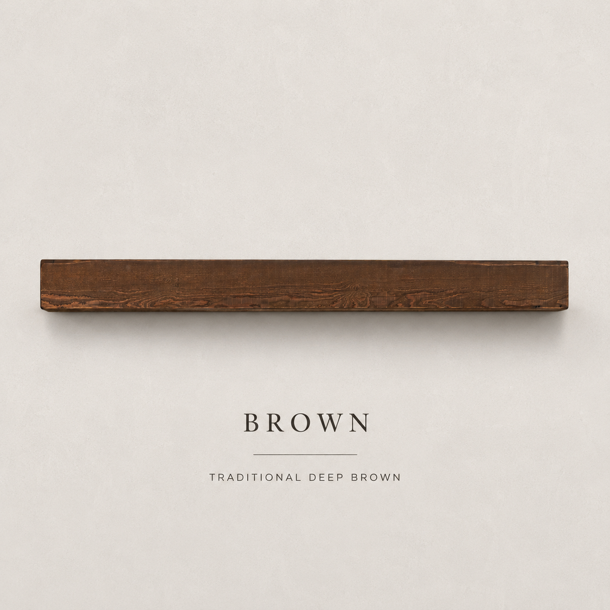 Custom Heritage Mantel - Brown