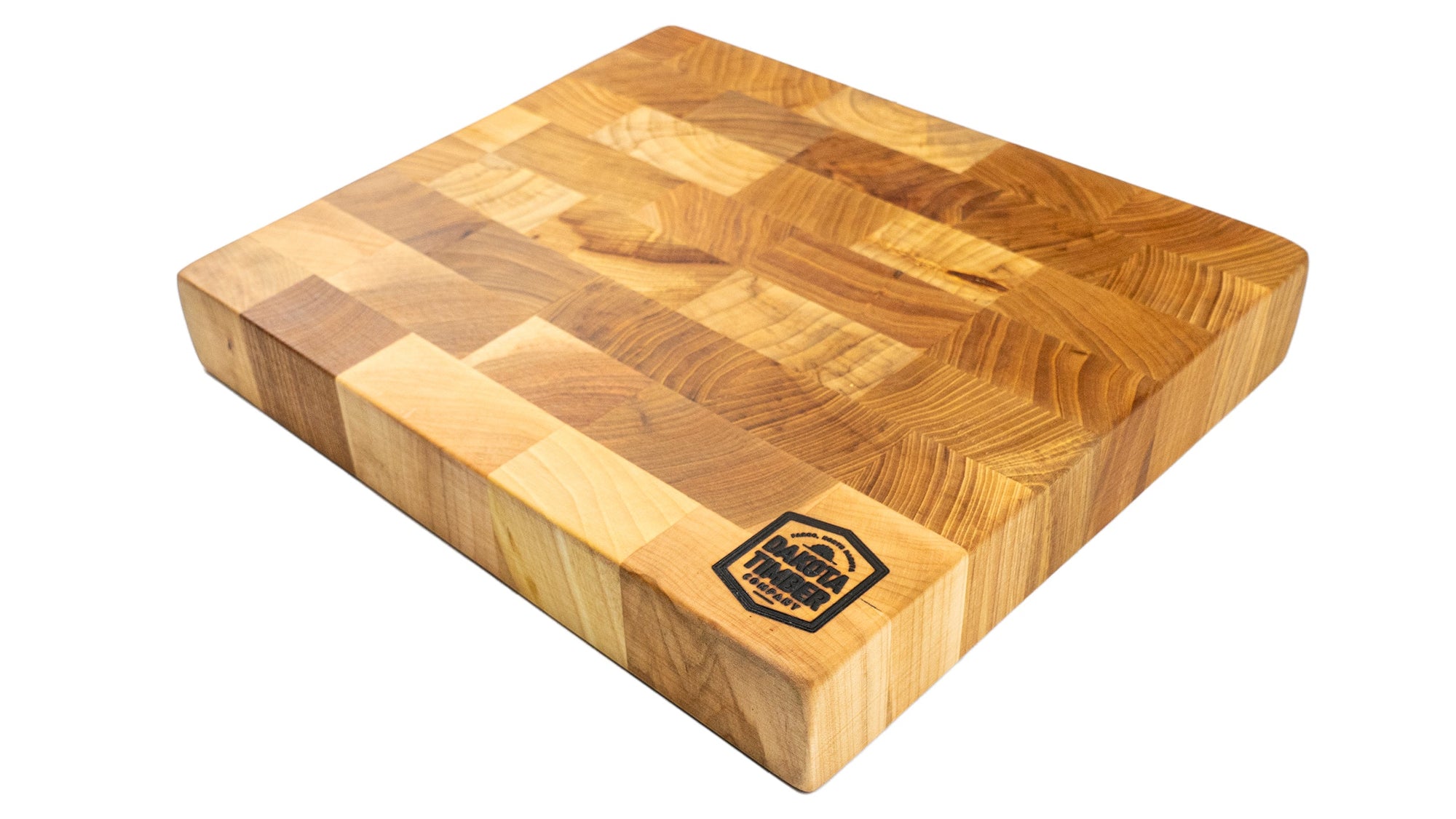 12.75" x 14.5" x 2" End Grain Cutting Board - Dakota Timber Co