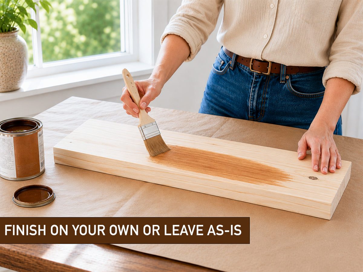 Sustain Unfinished Floating Shelf Kit