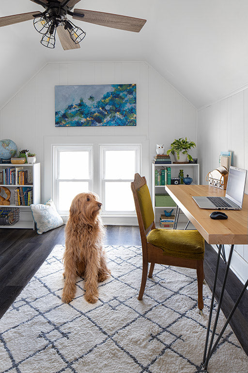 Hairpin Leg Computer Desk | Wood Top | Dakota Timber Company Furniture | Fargo Furniture Store