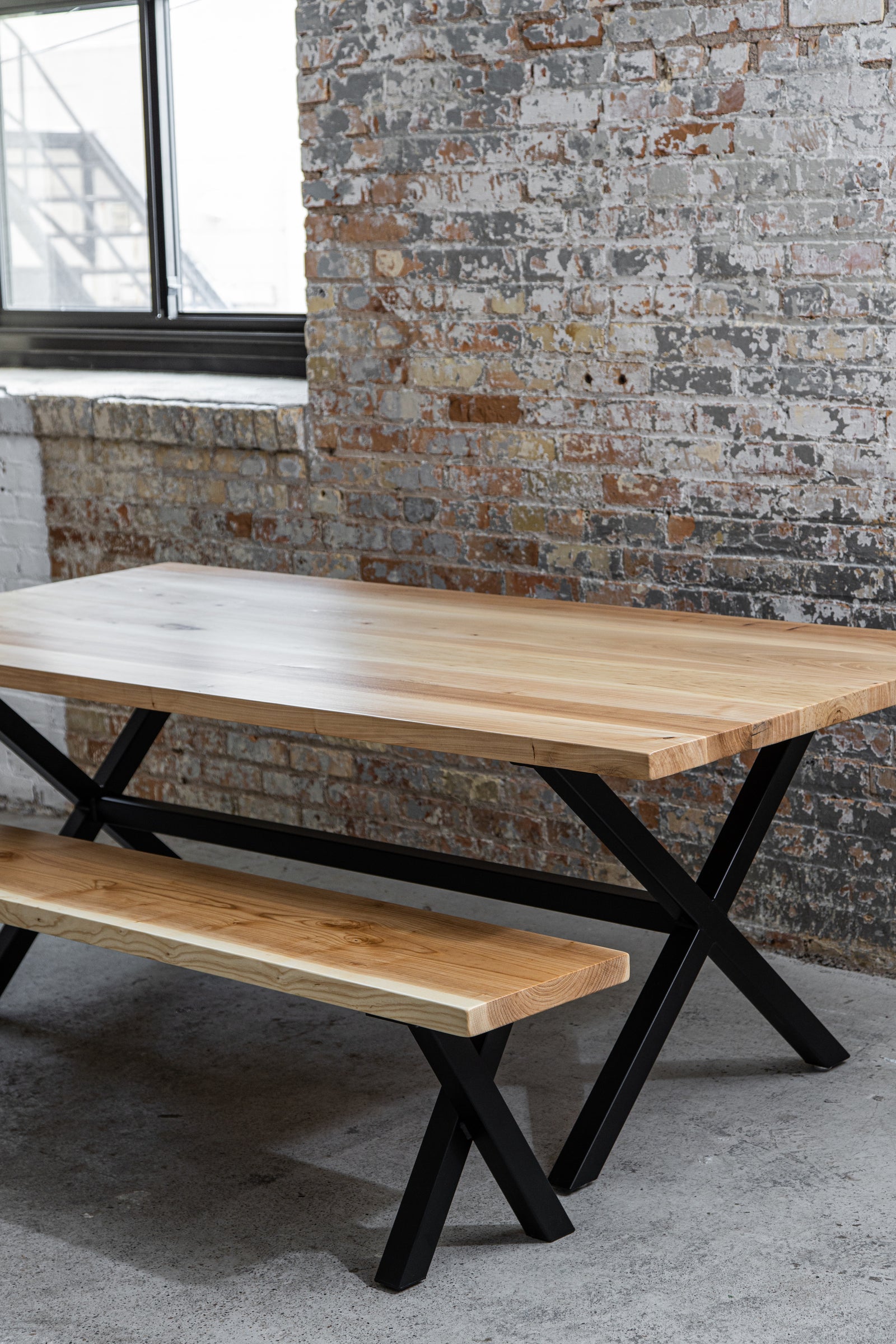 Dakota Timber Company Furniture | Farmhouse Wood Dining Table Bench |Best Sustainable Furniture Brands