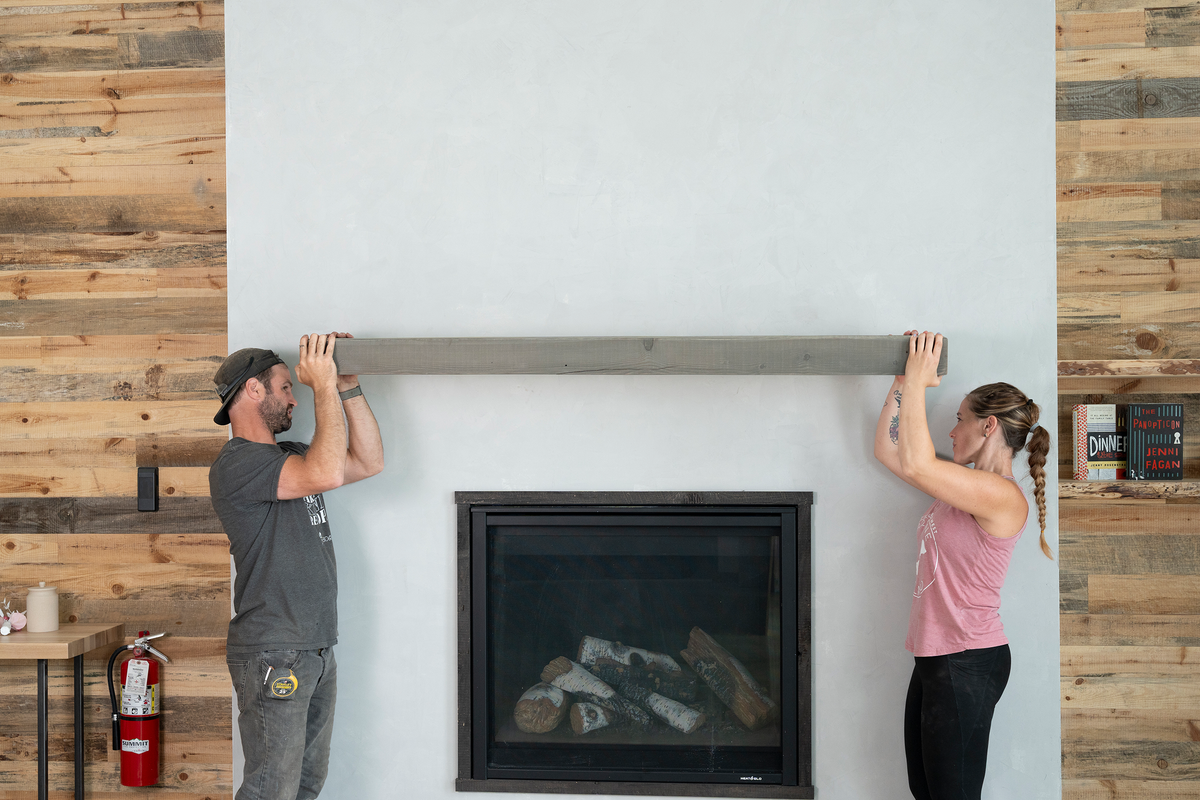 Custom Heritage Mantel - Graystone